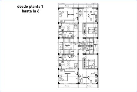 Imagen de Plantas de 1 a 6 - Ahal